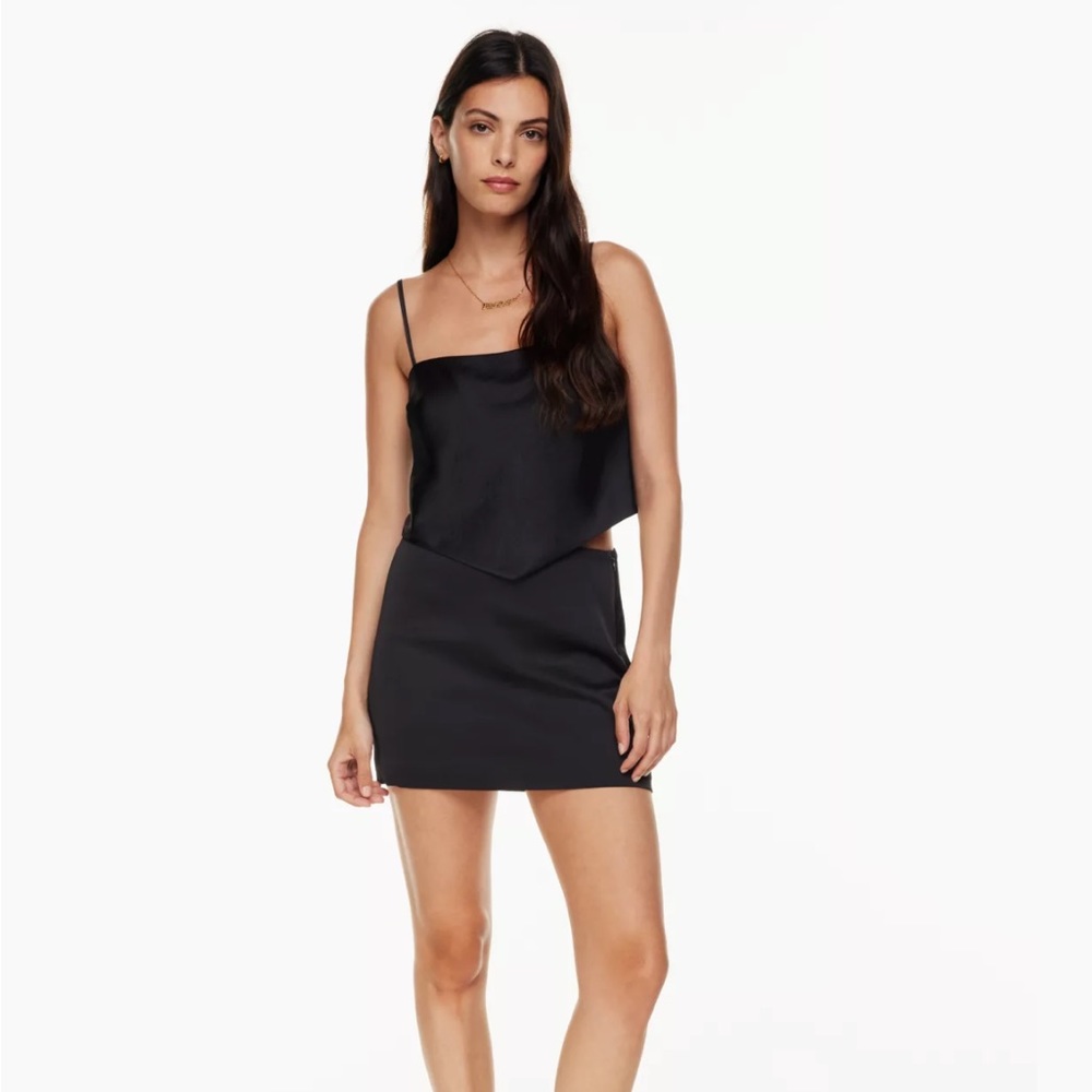 NWT Aritizia Black Elektra Tie-Back Camisole